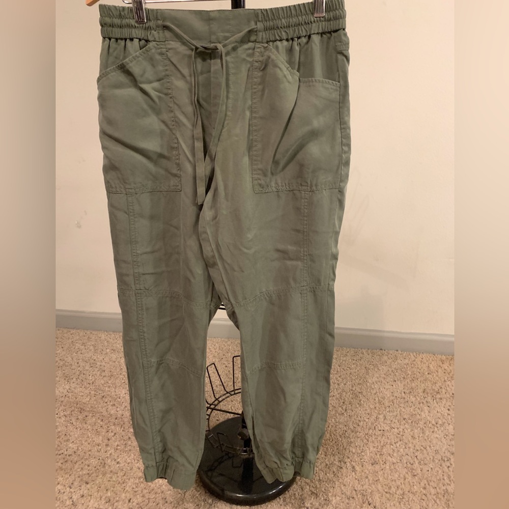 Banana Republic Hunter Green Cargo Pant